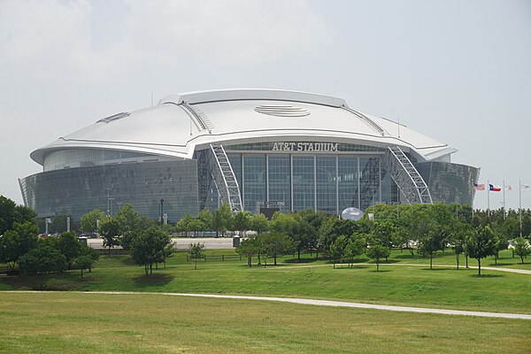 AT&T Stadium in Arlington, Tarrant County