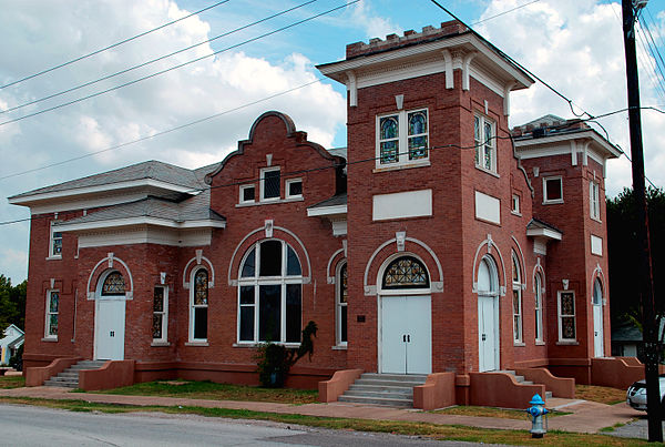 First Methodist Church historic landmark in Rockwall, Texas