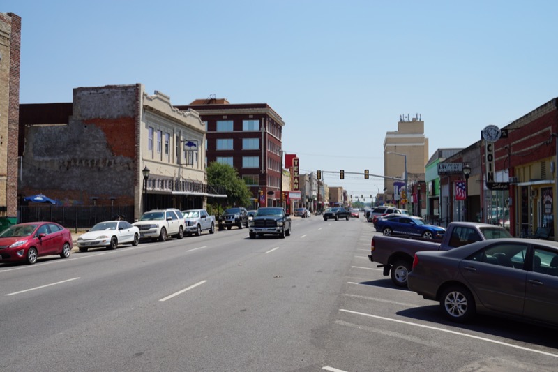 Downtown Greenville, Texas on Lee Street