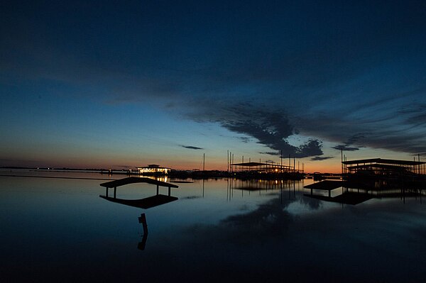 Lewisville Lake - major recreational feature near Lewisville neighborhoods