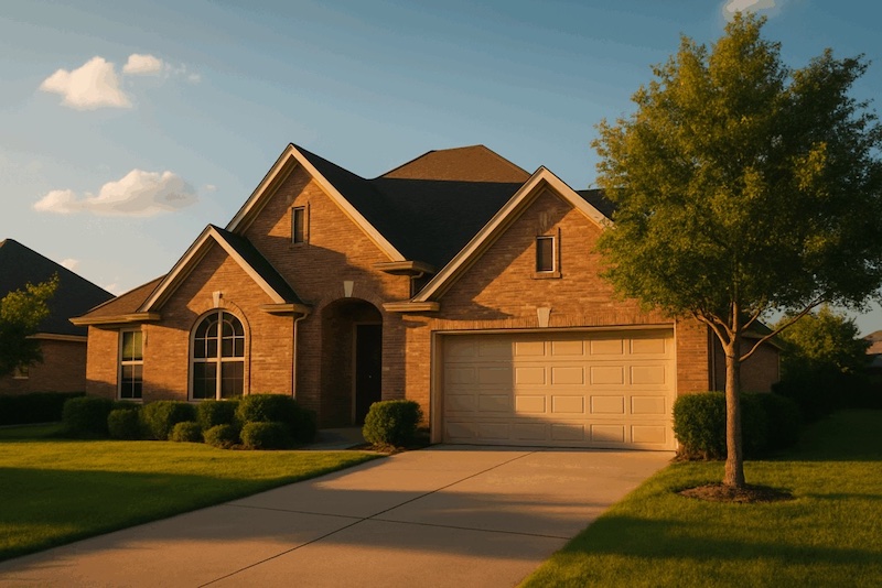 Suburban homes in The Colony, Texas - foundation inspection specialists